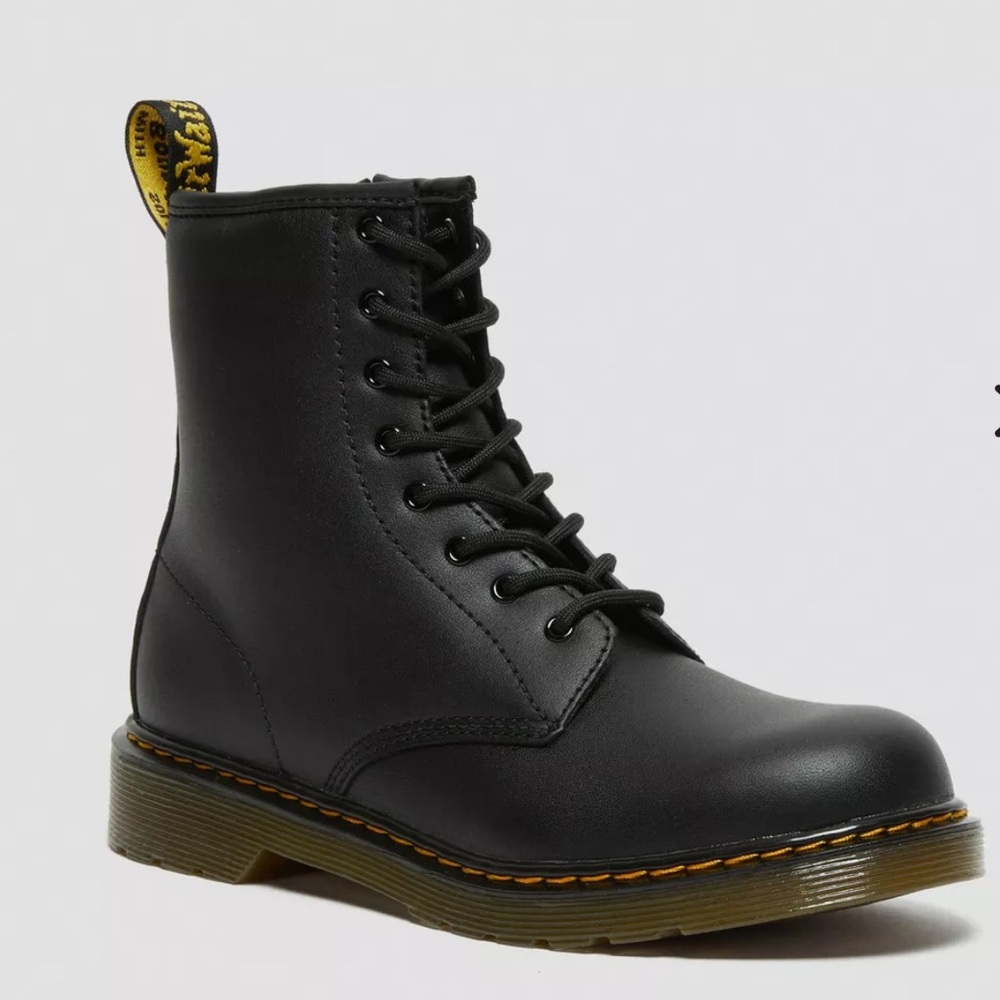 Dr. Martens Kids 1460 Black Leather Boots